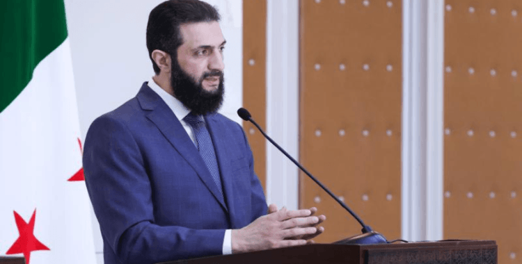 Suriye Cumhurbaşkanı Şara: Filistin halkının yerinden edilmesi çağrıları tüm Arap milletine tehdittir