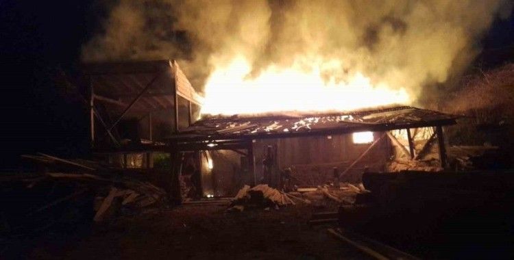 Tek katlı evde çıkan yangında yaşlı kadın hayatını kaybetti
