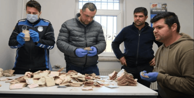 Yakalanan dilencinin üzerinden 164 bin lira çıktı