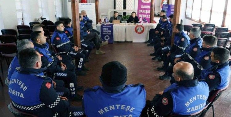 Menteşe Belediye zabıtasına kadına yönelik şiddetle mücadele eğitimi
