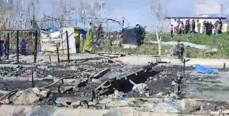 Tüp yangına neden oldu
