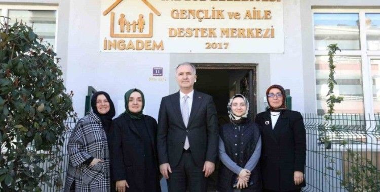 İnegöl Belediyesi, İNGAM ile ailelerin yanında
