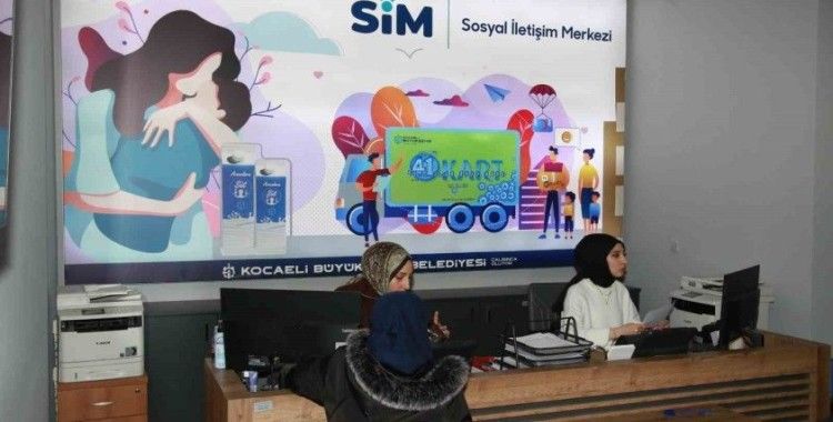 8 farklı noktada 41 kart hizmeti veriliyor
