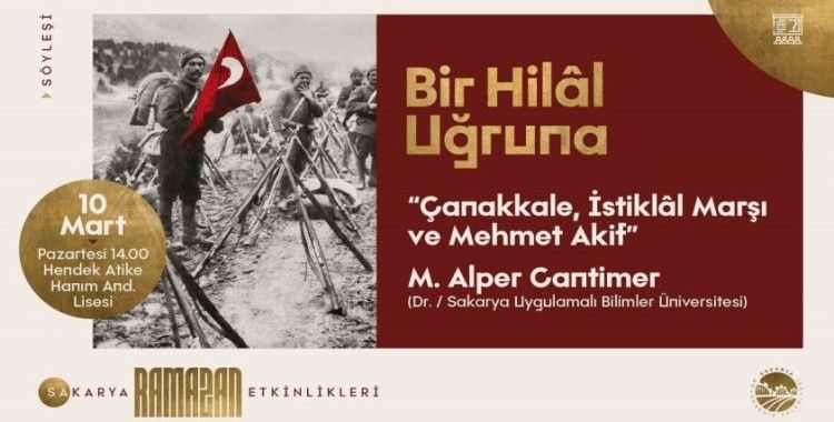 Sakarya’da kültür sanat etkinliklerinin yeni haftası iki söyleşi programıyla başlayacak
