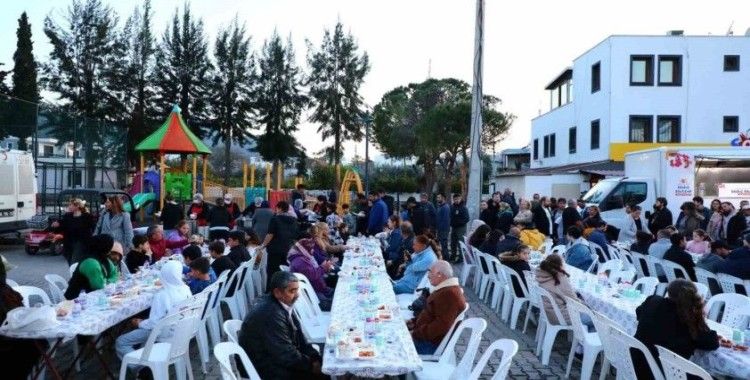 Bodrum Belediyesi’nin iftar programları sürüyor
