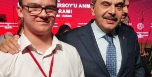 İstiklal Marşını en güzel okuyan Salih, Denizli’yi Ankara’da temsil etti

