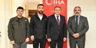 Vali Şıldak’tan Şanlıurfa İHA’ya ziyaret
