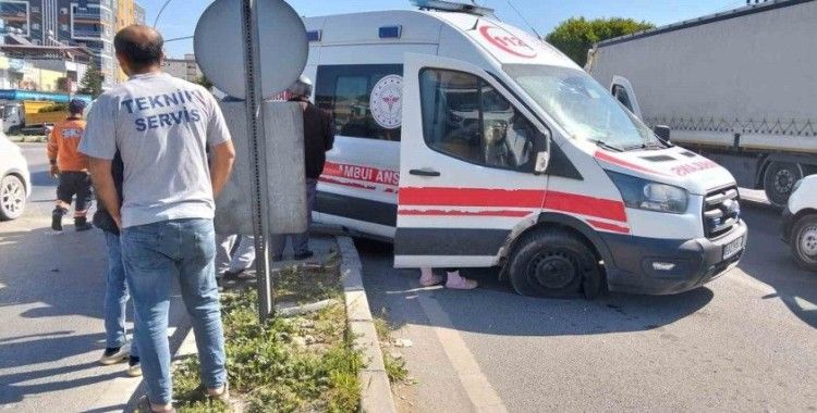 Ambulans şoförünün dikkati faciayı önledi
