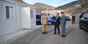 Vali Çiftçi’ye yol kontrol noktası bilgilendirmesi
