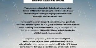 Niğde için zirai don uyarı yapıldı
