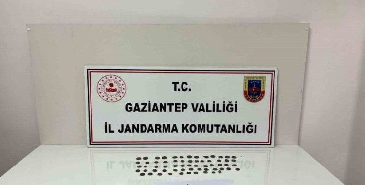 Gaziantep’te 62 adet sikke ele geçirildi: 1 gözaltı
