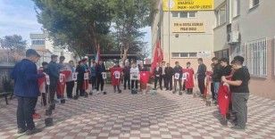 Çanakkale Zaferi ve Şehitler haftasında gül fidanları toprakla buluştu

