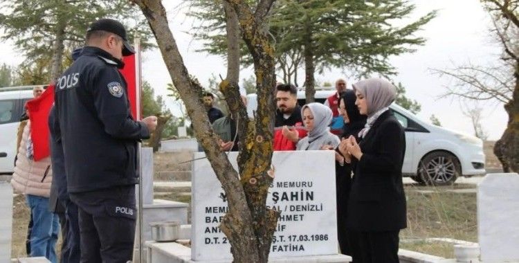 Şehit Polis Memuru Yakup Şahin şehadetinin yıl dönümünde anıldı
