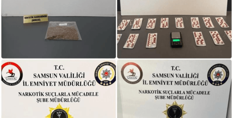 Samsun'da uyuşturucu operasyonu: Sokak satıcılarına darbe