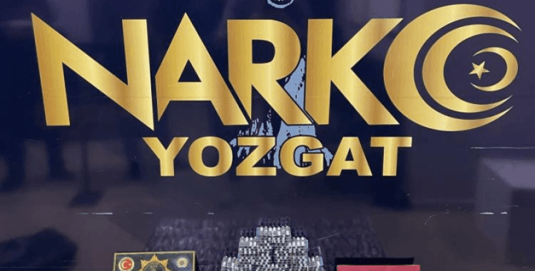 Yozgat'ta 5 bin 488 adet sentetik hap ele geçirildi