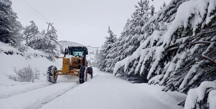 Giresun’da kar yağışı nedeniyle 394 köy yolu kapandı
