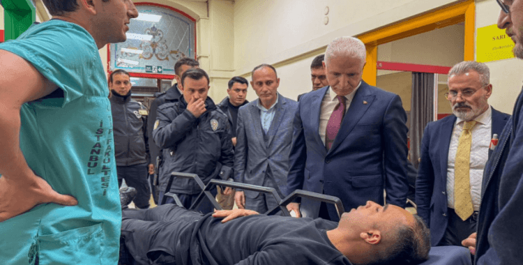 İstanbul Valisi Gül gösterilerde yaralanan polisleri ziyaret etti