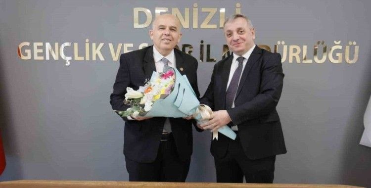 Denizli Gençlik ve Spor Müdürlüğünde bayrak değişimi
