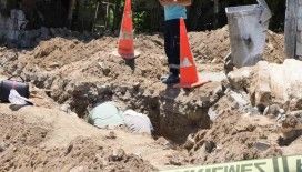 Altyapı çalışması sırasında tarihi lahit bulundu
