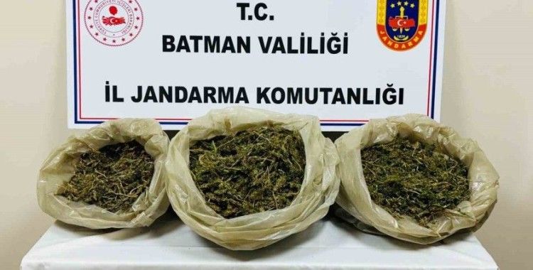 Batman’da bir evde 21 kilo esrar bulundu: 1 tutuklama
