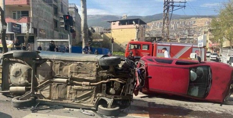 Kahramanmaraş’ta trafik kazası: 3 yaralı
