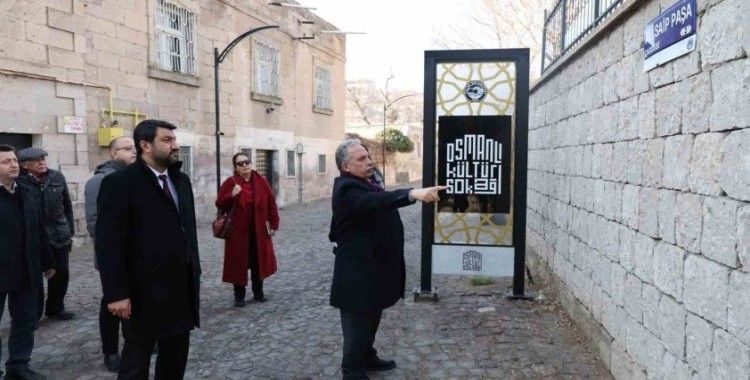 Talas’ta Türkçe Sokağı çalışmaları başladı
