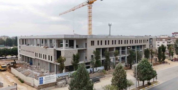 Aydın Büyükşehir Belediyesi Mimar Sinan Kapalı Spor Salonu inşaatı hızla sürüyor
