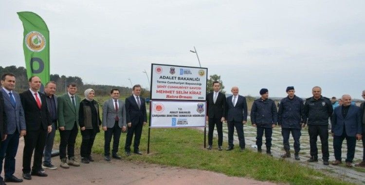 Fidanlar Şehit Savcı Mehmet Selim Kiraz için dikildi
