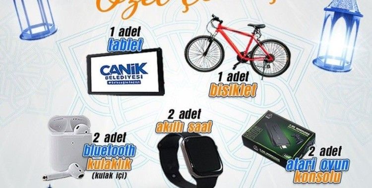 Bayram hediyeleri Canik’ten
