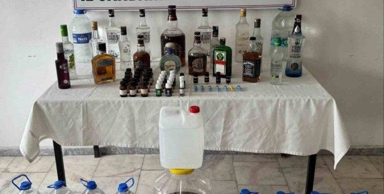 Sahte alkol satışı yapan şahıs yakalandı
