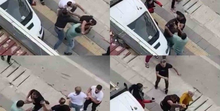 Trafikte tartışma yumruklu kavgaya dönüştü
