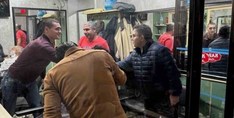 Başkansız kalan esnafa Kaymakam Kaya’dan ziyaret
