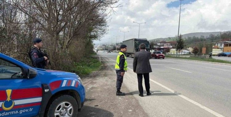 Samsun Valisi trafik denetiminde
