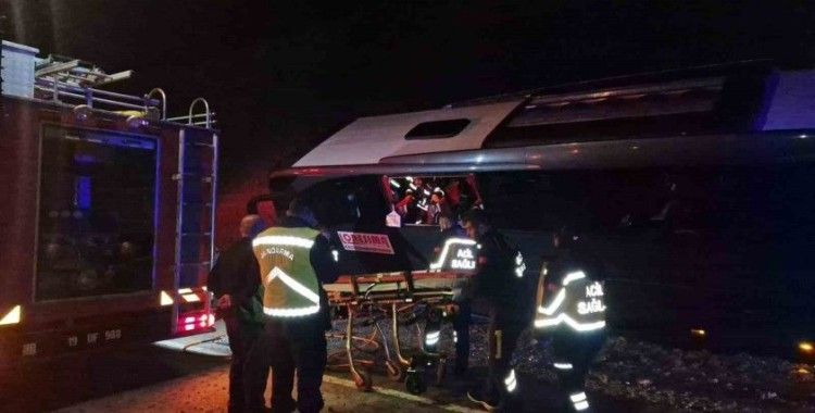 Çorum’da otobüs kazası: Çok sayıda yaralı var