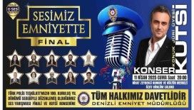 Denizli Emniyet Müdürlüğünün ses yarışmasında final heyecanı
