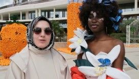 Saimbeyli’nin endemik mavi kelebeği ile portakal çiçeği kostümde buluştu
