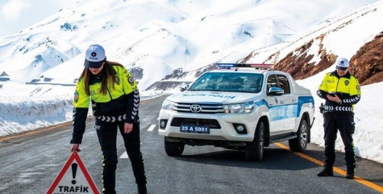 Erzurum’da kent merkezinde bir ayda 95 kaza
