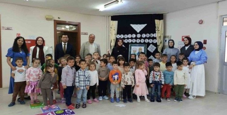 Kaymakam Kılıç, minik öğrencilerle bir araya geldi
