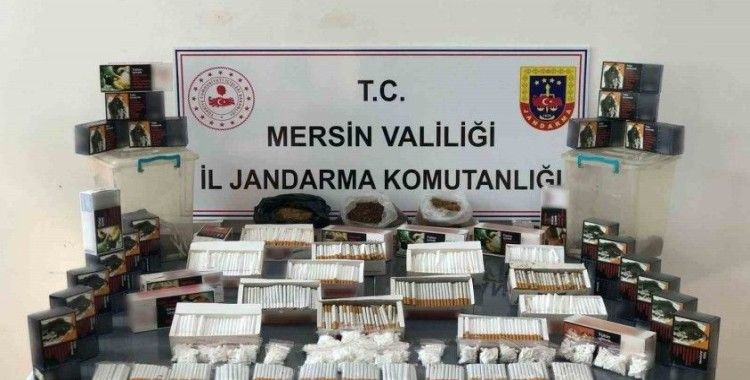 Mersin’de 7 bin 200 adet gümrük kaçağı makaron ele geçirildi
