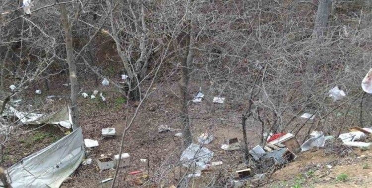 Gümüşhane’de fırtınada arı kovanları telef oldu
