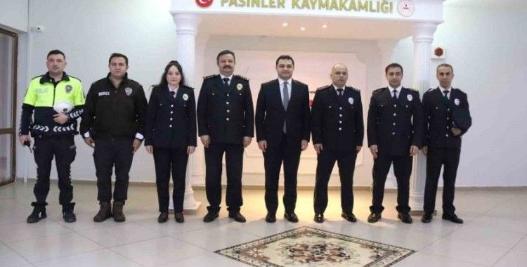 Pasinler Emniyeti’nden Kaymakam Temel’e ziyaret
