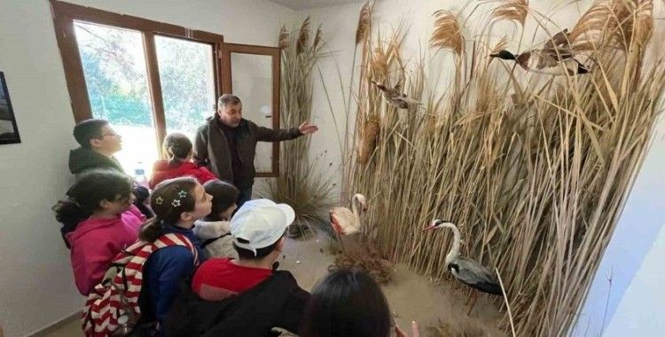 Öğrenciler yaban hayatını yakından tanıdı
