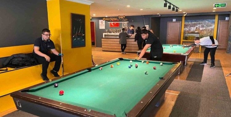 Niğde’de bilardo heyecanı yaşandı
