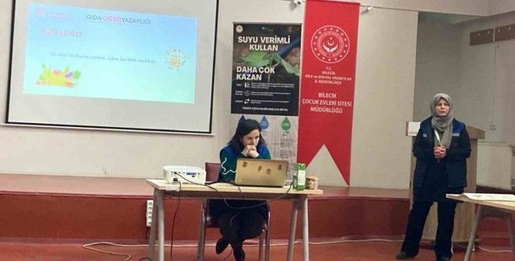 Bilecik’te gıda ve su bilinci eğitimi düzenlendi
