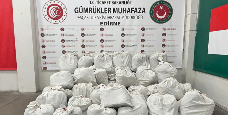 Kapıkule'de 492 kilogram uyuşturucu ele geçirildi
