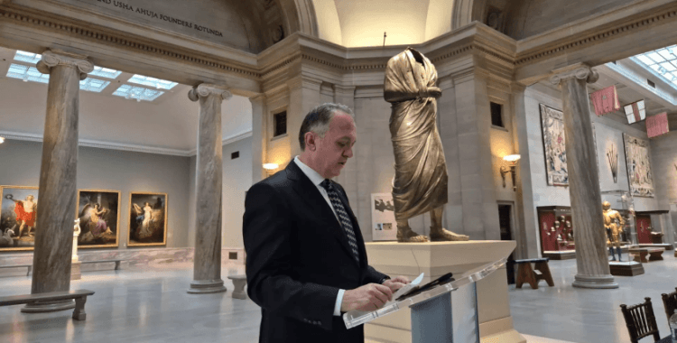 Marcus Aurelius heykeli Cleveland Sanat Müzesi'ndeki törenle Türkiye'ye iade edildi