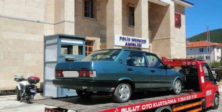 Akaryakıt istasyonunda yaptığı drift pahalıya mal oldu
