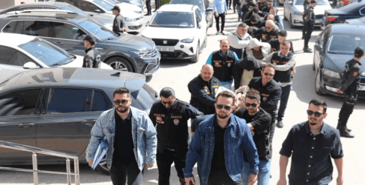 14 milyon TL'lik dolandırıcılık yapan 68 şüpheli adliyeye sevk edildi