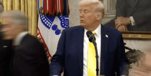 Beyaz Saray'da Mehmet Öz'ün torunu aniden bayıldı: Oval Ofis'te Trump şaşkına döndü