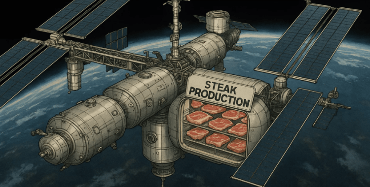 Astronotların yemeği el yakıyor: Çözüm uzayda biftek üretimi